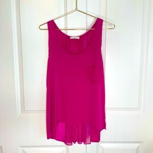 AdamAdam Lippes Sleeveless Racerback Tank Top Pink Estimate Size L B11